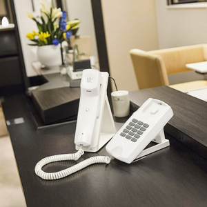 Đối với khách sạn nhà văn phòng Trắng điện thoại Wall Mount Analog Điện thoại cố định Analog trả lời điện thoại - Product Image 3