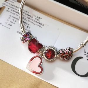 Nouveau Bracelet Femme Perles Grande Roue Charmante 2026, Bracelet Pendentif Arc-en-ciel Double Couleur Amour DIY, Vente en Gros Fabricant - Product Image 6