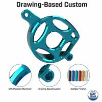 Piezas de Aleación de Aluminio Mecanizadas por CNC, Piezas de Motocicleta Personalizadas, Protector de Motor de Motocicleta, Cubierta de Protección de Motor