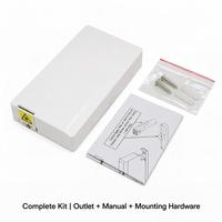 Caja de Terminación de Fibra Óptica para Interiores, 1 Puerto, SC/APC, FTTH, IP45, con Cable SC/LC de 5m/10m/20m
