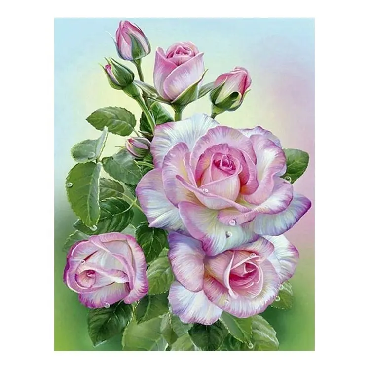 Ooit Moment Foto Van Rhinestone Roze Bloem Mozaïek Decoratie Voor Home Decor 3F2277