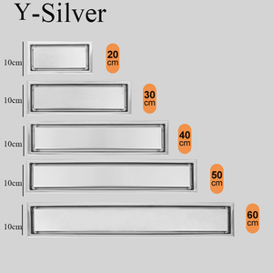 OEM Bathroom Accessory Stainless Steel Channel Tile Kitchen Hidden Floor Bathtub Drain Drainer Shower Anti Odor Kit Whirlpool - Product Image 5