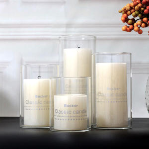 Tarros de vidrio transparente para fabricación de velas, envases de lujo para velas - Product Image 3