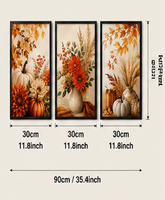 Großhandel Moderner Abstrakter Stil Triptych-Design Hochzeit Wohnzimmer Hotel Kaffee Wand Heim-Dekor Holzdruck Handgefertigt