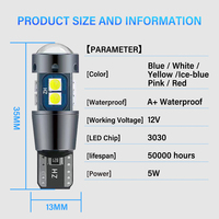 PELHigh Power T10 Breite Licht 10SMD Kennzeichen leuchten 12V T10 W5W Canbus Auto LED Innen leuchten