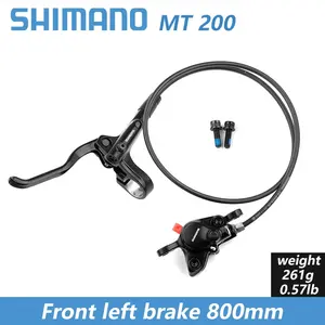 Shimano rem hidrolik sepeda MT200 M315, Set penjepit cakram untuk Pit gunung