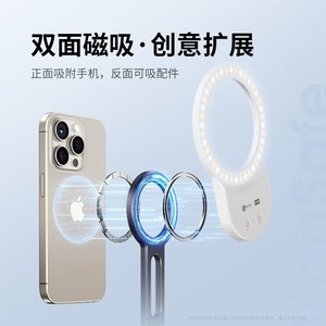 Aluminum Alloy Magnetic Phone Holder Foldable <b>Desktop</b> <b>Stand</b> For Live Streaming And Office Use - Product Image 3