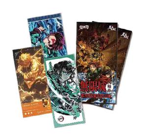 Xingchen demone culturale uccisore <span class=keywords><strong>di</strong></span> matrici per biglietti d'ingresso al <span class=keywords><strong>castello</strong></span> infinito <span class=keywords><strong>carte</strong></span> collezionabili Anime personaggio Nezuko Tanjirou regali giocattolo - Product Image 1