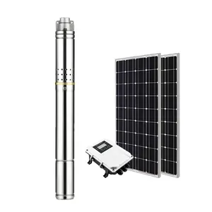 2 Inches Diameter Solar Powered Submersible Bore Hole Deep Well Water Pump