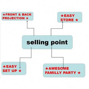 Écran <span class=keywords><strong>de</strong></span> cinéma géant gonflable d'extérieur <span class=keywords><strong>de</strong></span> 30 pieds avec souffleur |   Cinéma <span class=keywords><strong>de</strong></span> <span class=keywords><strong>projection</strong></span> <span class=keywords><strong>de</strong></span> jardin pour fêtes à domicile |   En stock - Product Image 3