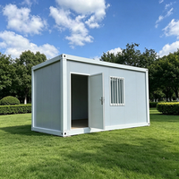Maison conteneur de luxe respirante et pliable, style moderne et minimaliste, prête à l'emploi, pour résidence familiale, bureau, bâtiment industriel, entrepôt, hôtel