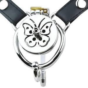 2024 yeni erkek bekaret kafes kilit horoz Penis paslanmaz çelik üretral dilatör kateter kısıtlama SM Abstainer Sextoys erkekler - Product Image 5