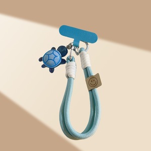 Universal Braided Phone <span class=keywords><strong>Lanyard</strong></span>-Hängende Kette für Cartoon-Schildkröten, abnehmbar mit Patch-Armband und Rings chnur - Product Image 6