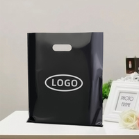 Sacs de courses personnalisés avec logo imprimé, sacs en plastique compostables, sacs en plastique imperméables avec poignée pour sacs de courses