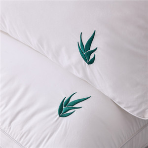 Benutzer definiertes Logo <span class=keywords><strong>Aloe</strong></span> <span class=keywords><strong>Vera</strong></span> Baumwolle Kopfstütze Kissen bezug 200TC Neek Thread Count Spot Produkt - Product Image 4