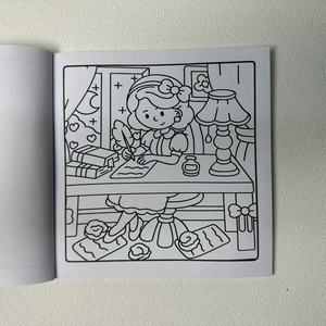 Tùy Chỉnh Hoài Cổ Cô Gái Màu Cuốn Sách Thiết Kế Retro Bìa Mềm Tùy Chỉnh Màu Cuốn Sách Cho Phụ Nữ Những Người Đam Mê Nghệ Thuật Món Quà - Product Image 5