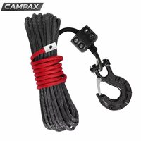 [CAMPAX] Tali Winch UHMWPE 12-15mm 10-30m Sintetis Tugas Berat untuk Pemulihan Off-Road 4x4 |   Tali Angin