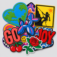 Patch brodé personnalisé certifié OEKO-TEX, 12000 points haute densité, badge thermocollant pour vêtements de mode AWELLS