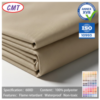 Tissu Oxford 100% polyester enduit de PU TPU PVC pour tente et imperméable
