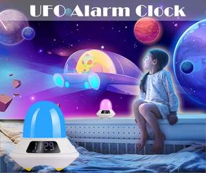 Alarme de mesa para crianças, alarme de mesa com ruído branco, lâmpadas LED, despertador digital, relógio inteligente com luz de nascer do sol - Product Image 5