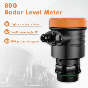 Capteur de niveau radar GLT741 RS485 4-20mA 80g pour réservoirs de liquides et de solides - Product Image 2