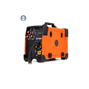 Hanzo 3-en-1 200A Inverseur IGBT Soudeur portable DC <span class=keywords><strong>MIG</strong></span>/MAG/ARC/TIG <span class=keywords><strong>Gaz</strong></span>/Sans <span class=keywords><strong>gaz</strong></span> Acier inoxydable 220V 80% de cycle de travail Neuf 1 an - Product Image 1