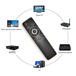 Diseño Simple tamaño pequeño <span class=keywords><strong>MT3</strong></span> Control remoto por voz para Android TV Box/PC con ratón de aire 2,4G inalámbrico - Product Image 3