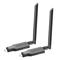 50m Extensor HDMI inalámbrico Receptor transmisor de video Receptor 1 a 2 3 4 1x4 Pantalla para PS3/4 Cámara Laptop PC a TV Monitor Proyector