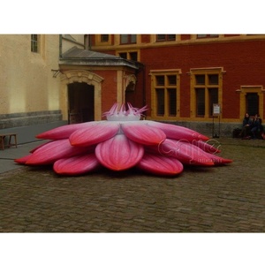 รูปปั้นดอกบัวเป่าลมขนาดยักษ์<span class=keywords><strong>เปิด</strong></span>และปิดเคลื่อนย้ายได้สำหรับสระว่ายน้ำ - Product Image 4