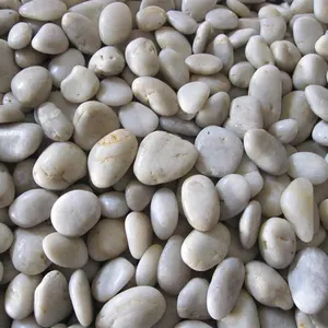 Groothandel Wit Landscaping <span class=keywords><strong>Rock</strong></span> Gepolijst Natuurlijke Rivier Rots - Product Image 1