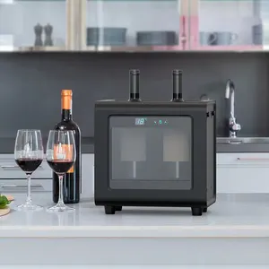 Mini enfriador eléctrico multifuncional para botellas de vino, enfriador eléctrico recargable para botellas de vino tinto