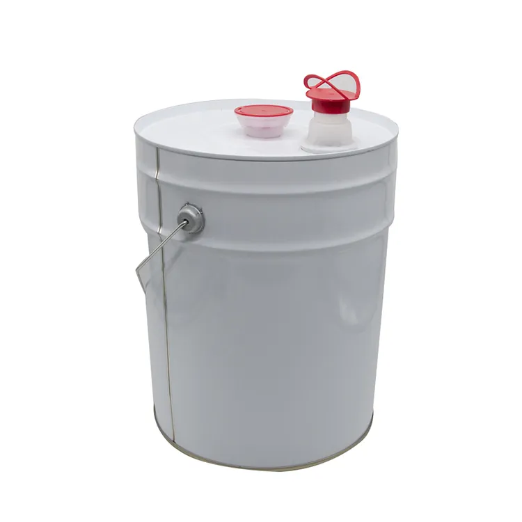 Manufacturer Wholesale Reusable Metal Pail 20 Liter Tin Pail Buckets