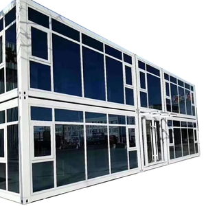 Casa Contenedor Modular Moderna de 20 Pies de Alibaba Bangladesh Puerto Rico, Paquete Plano Ligero Desmontable, Oficina de Dos Pisos con Cocina - Product Image 4