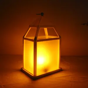 Lanterne de bougie électronique led rétro pour le festival du Ramadan