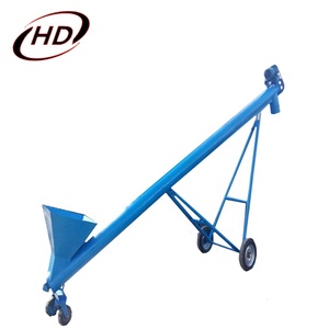 Su misura inclinato in acciaio al carbonio materiali alla rinfusa coclea trasportatore alimentatore per Silo di cemento - Product Image 1