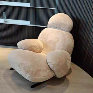 Ghế thư giãn kiểu hiện đại bán trực tiếp từ nhà máy, chất liệu PU, chân kim loại, thích hợp cho ban công, phòng khách, phòng ngủ, ghế nghỉ ngơi thiết kế sang trọng - Product Image 3