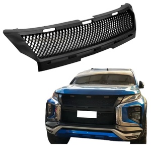 YBJ 2019-2023 mitMitsubishi Triton MR 200 Triton MR accessori per auto nero griglia <span class=keywords><strong>anteriore</strong></span> luci a LED in plastica per TRD Grill New Condit - Product Image 1