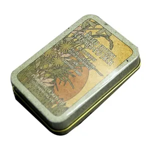 Custom Hinged Tin Box - Playing Card Storage Box - WJPC