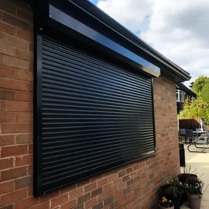 Hurricane Proof Motorized Rolling Shutter Security Electric Aluminum Roller Shutters for Door and Window