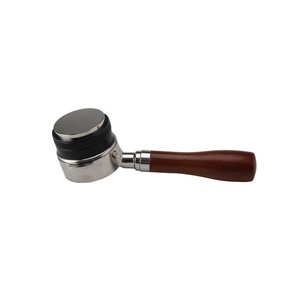 Prensador y Nivelador de Espresso de Acero Inoxidable con Doble Cabezal y Profundidad Ajustable - Product Image 5