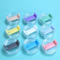 Couvercles de rechange étanches en plastique transparent pour tasses à café gobelets de voiture accessoires de verres réutilisables