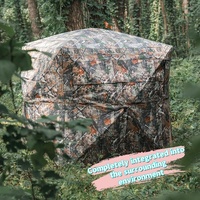 Tente de chasse camouflage pop-up 270 degrés pour 2/3/4 personnes avec sac de transport