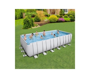 <span class=keywords><strong>Piscina</strong></span> Rectangular Grande para Exteriores con Soporte, <span class=keywords><strong>Piscina</strong></span> Infantil - Product Image 5