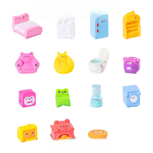 KI zhuojing - Muebles y adornos pequeños de dibujos animados <span class=keywords><strong>para</strong></span> micropaisajes, decoración DIY <span class=keywords><strong>para</strong></span> sala de estar, cama, accesorios de decoración infantil - Product Image 5