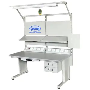 School Laboratory Work Bench Physics Lab Furniture Manufacturer Metal China Waterproof ESD Lab Workbench