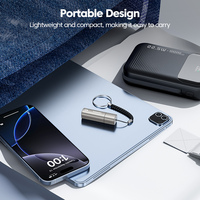 Toocki-Encendedor de cigarrillos portátil compatible con baterías portátiles/tabletas, interruptor de botón de entrada de 5V para iluminación de viaje