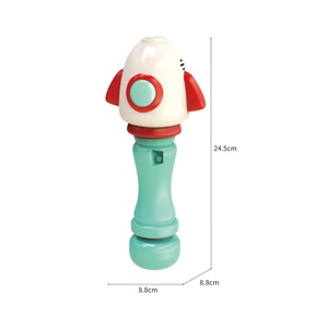 Baguette à bulles électrique automatique en plastique EPT pour enfants, <span class=keywords><strong>personnage</strong></span> <span class=keywords><strong>de</strong></span> dessin animé, solution 115 ml, jouet d'extérieur estival - Product Image 4