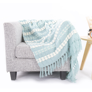 Couverture blanche super Spot, tissage de luxe, pour canapé - Product Image 5