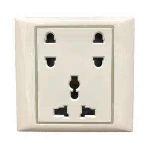 Custom Logo OEM ODM multi function 2*2pin + 1*3 pin wall socket New design wall switch socket