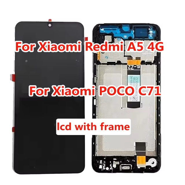 High Quality 6.88" Choice LCD Touch Screen Digitizer Assembly for Xiaomi Redmi A5 25028PC03G Poco C71 Display Replacement.